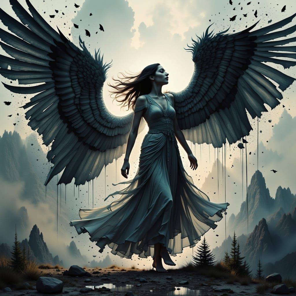 Surreal Reality Shattered with Dancing Shadows