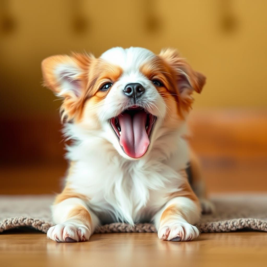 A Charming Canine in a Moment of Relaxation