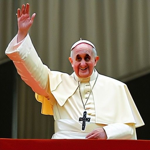 Ominous Depiction of an Evil Pope