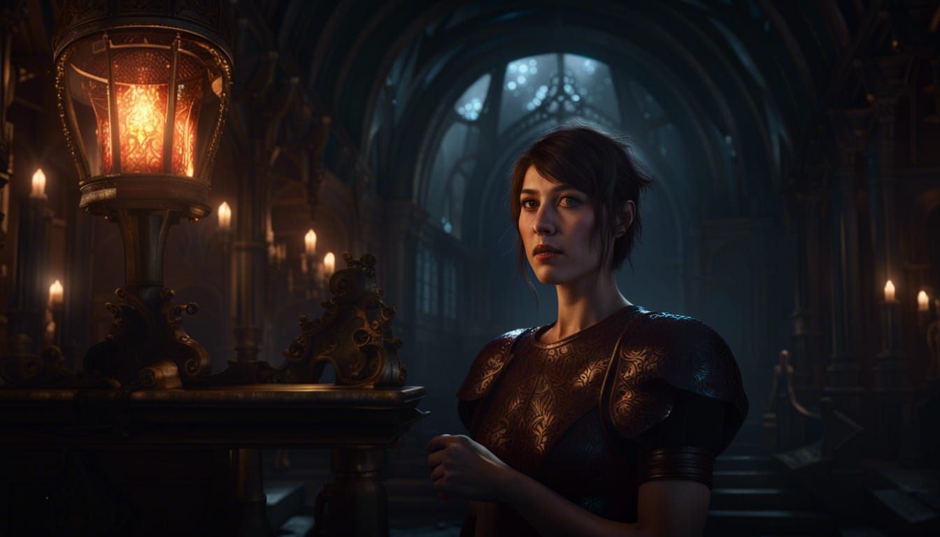 Mary Elizabeth Winstead Dark Fantasy Portrait