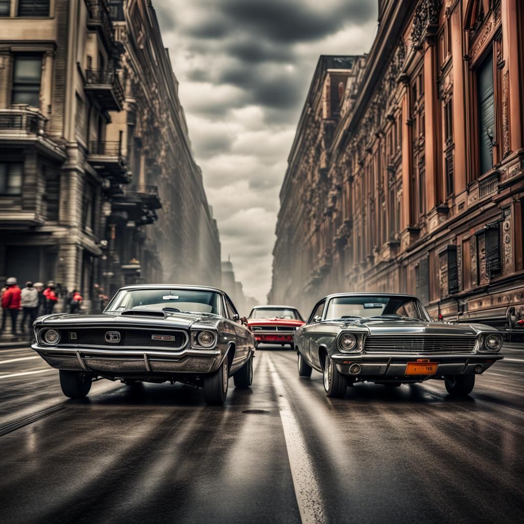 Hyperrealistic Drag Race in Renaissance Style