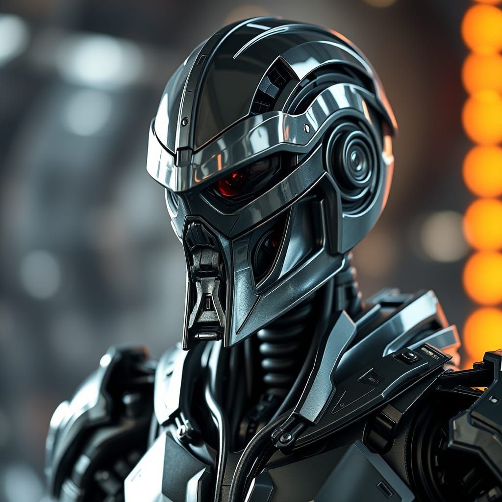 Battlestar Galactica Cylon in High-Resolution Photography