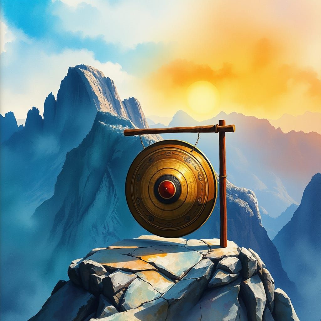 Possibly not the best place for a gong