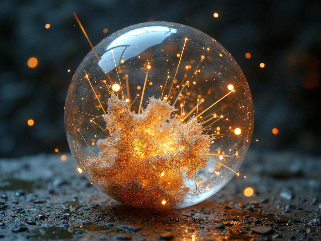 Molten Glass Sparks in Alchemical Dataflow Style