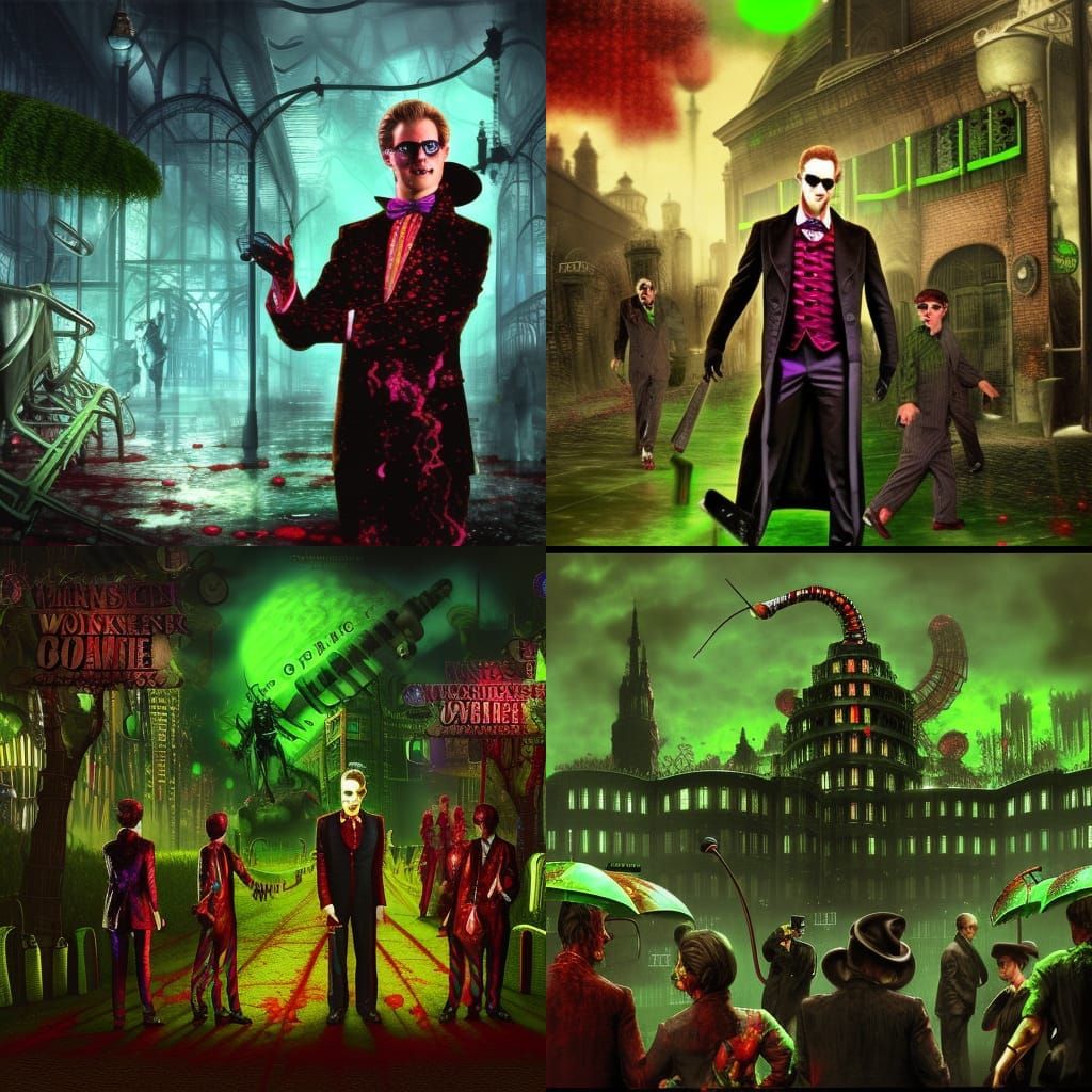 Zombie Infested Chocolate Factory: A Dark Retelling