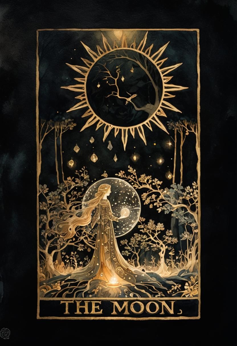 Enchanted Forest: Woman with Crystal Orb