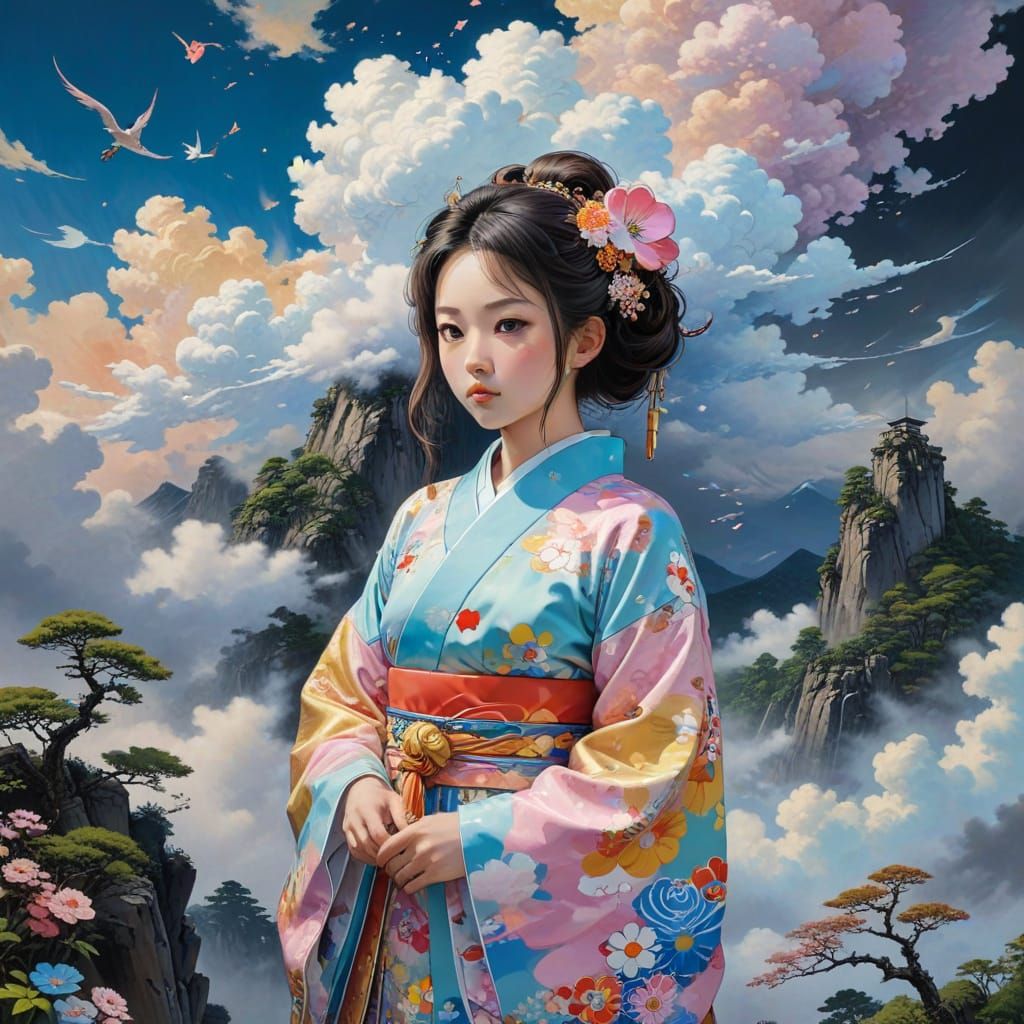 Japonese young woman