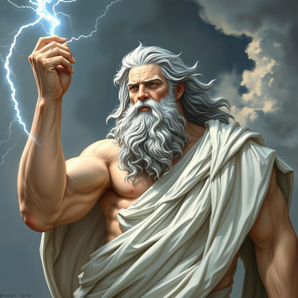Zeus, King of the Skies, in Powerful Form
