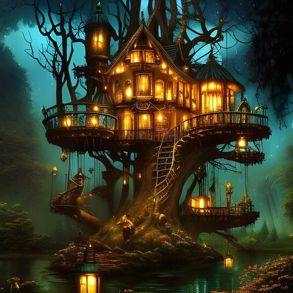 Luminous Treehouse