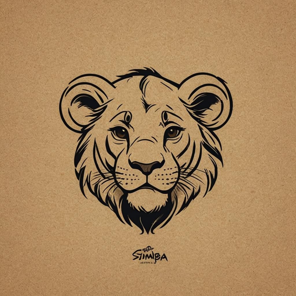 Simba Movie Explainer Logo: Modern, Vibrant Design