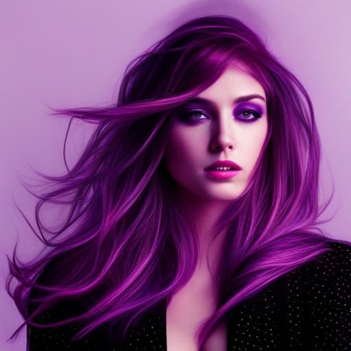 Neon Purple Haze in Blacklight