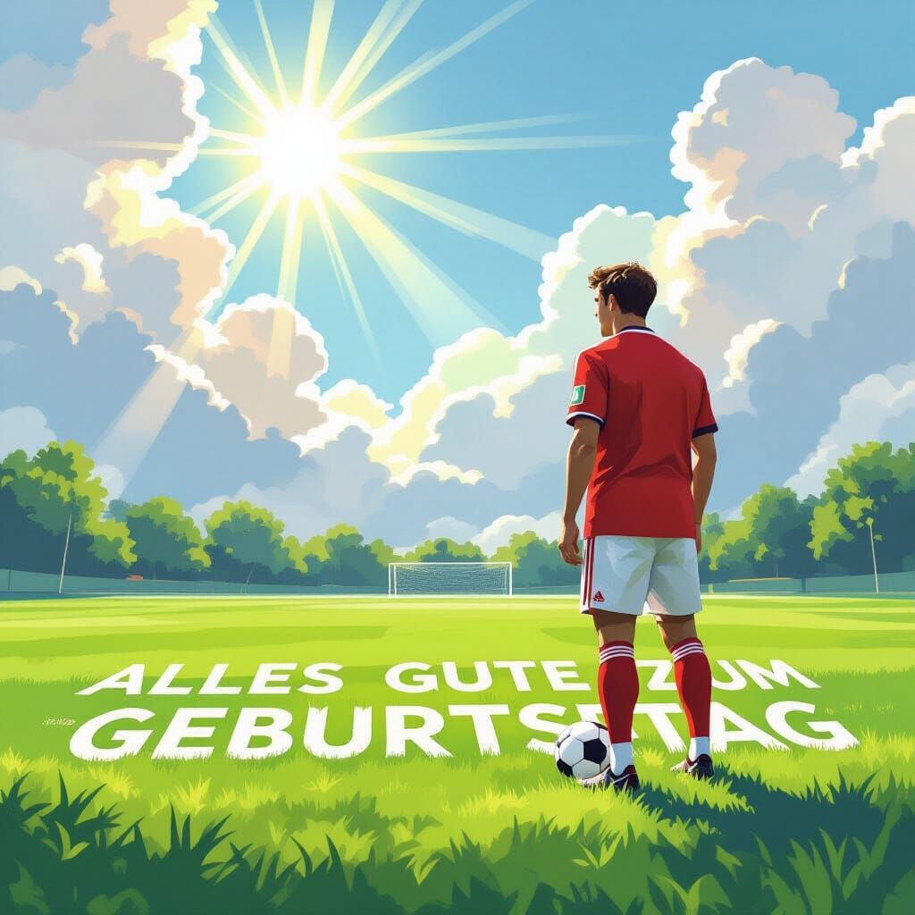 Claudius Celebrates Birthday on Soccer Field