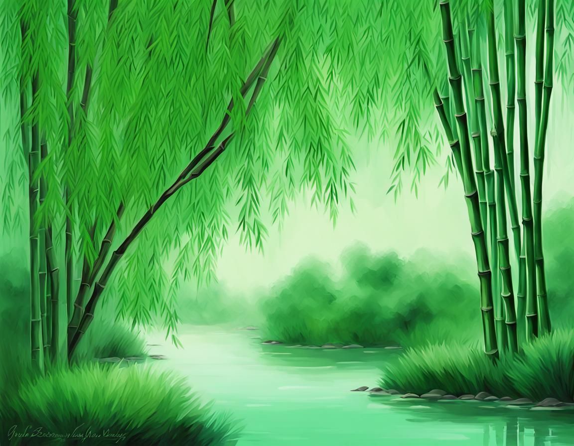 Bamboo and willow