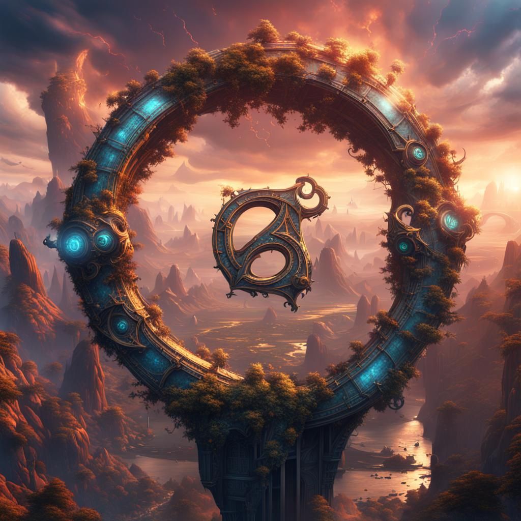 Fantastical Infinite Symbol Concept Art