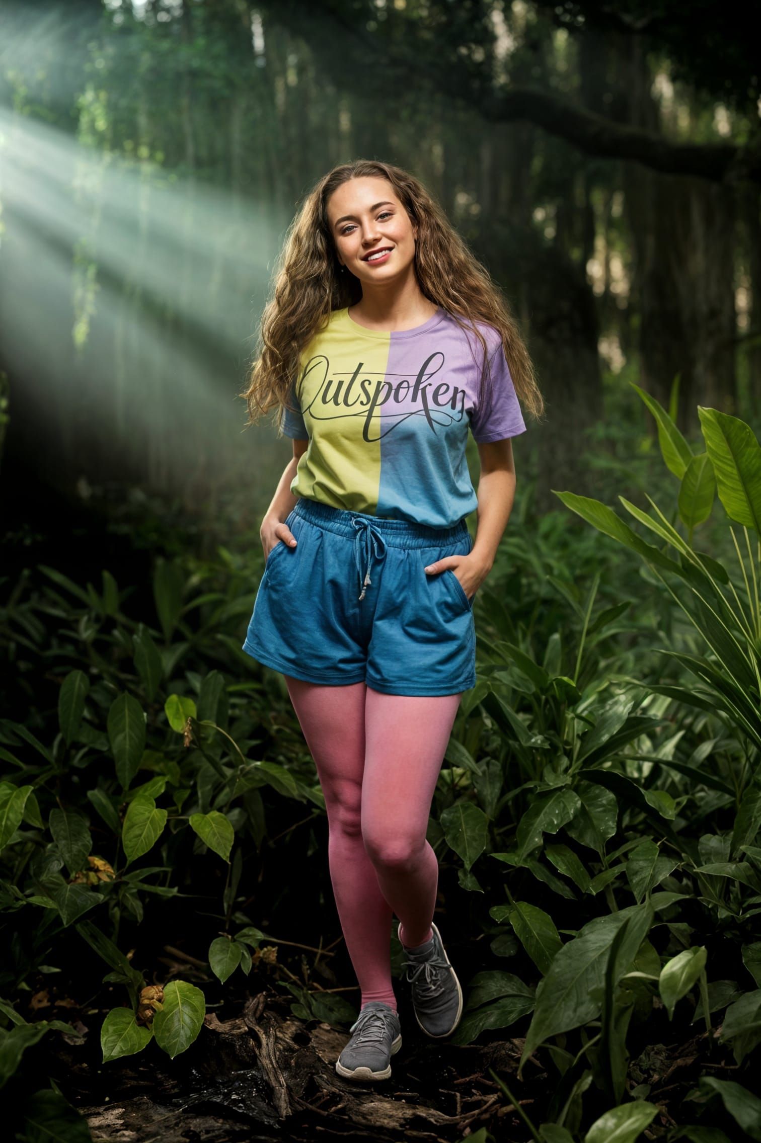 Gorgeous Woman Captured in Enchanted Swamp Forest in Profess...