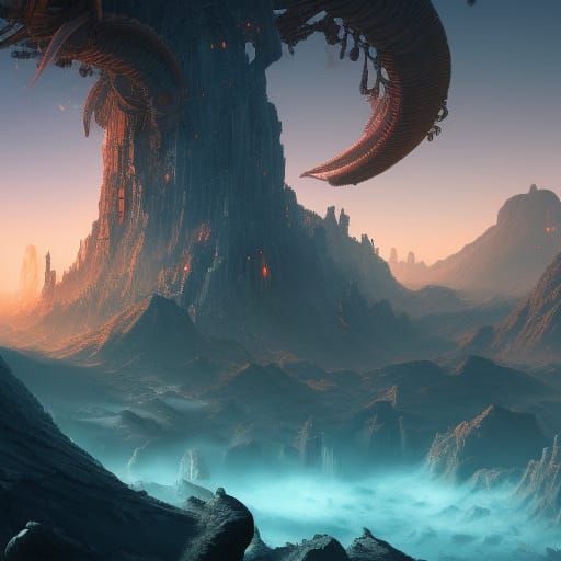 Underwater City of Rapture: Detailed Matte Painting