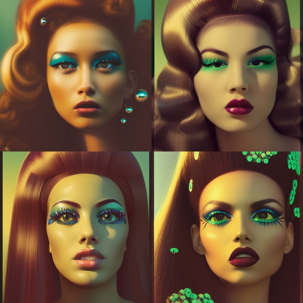 "Past Meets An Imagined Future: 60s Inspired Retro-Futuristic Style"