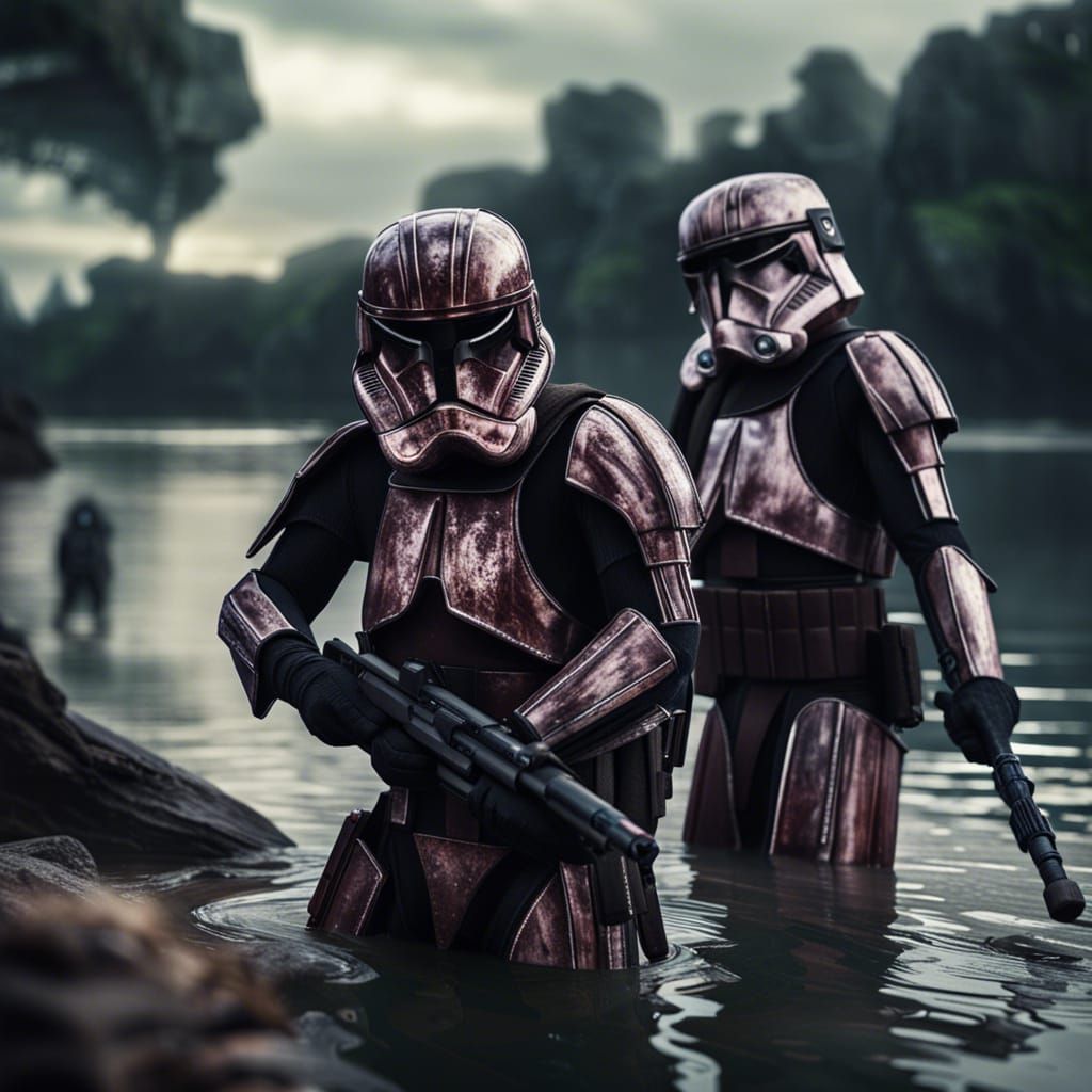 Purge Troopers Hunting Jedi by Lakeside City