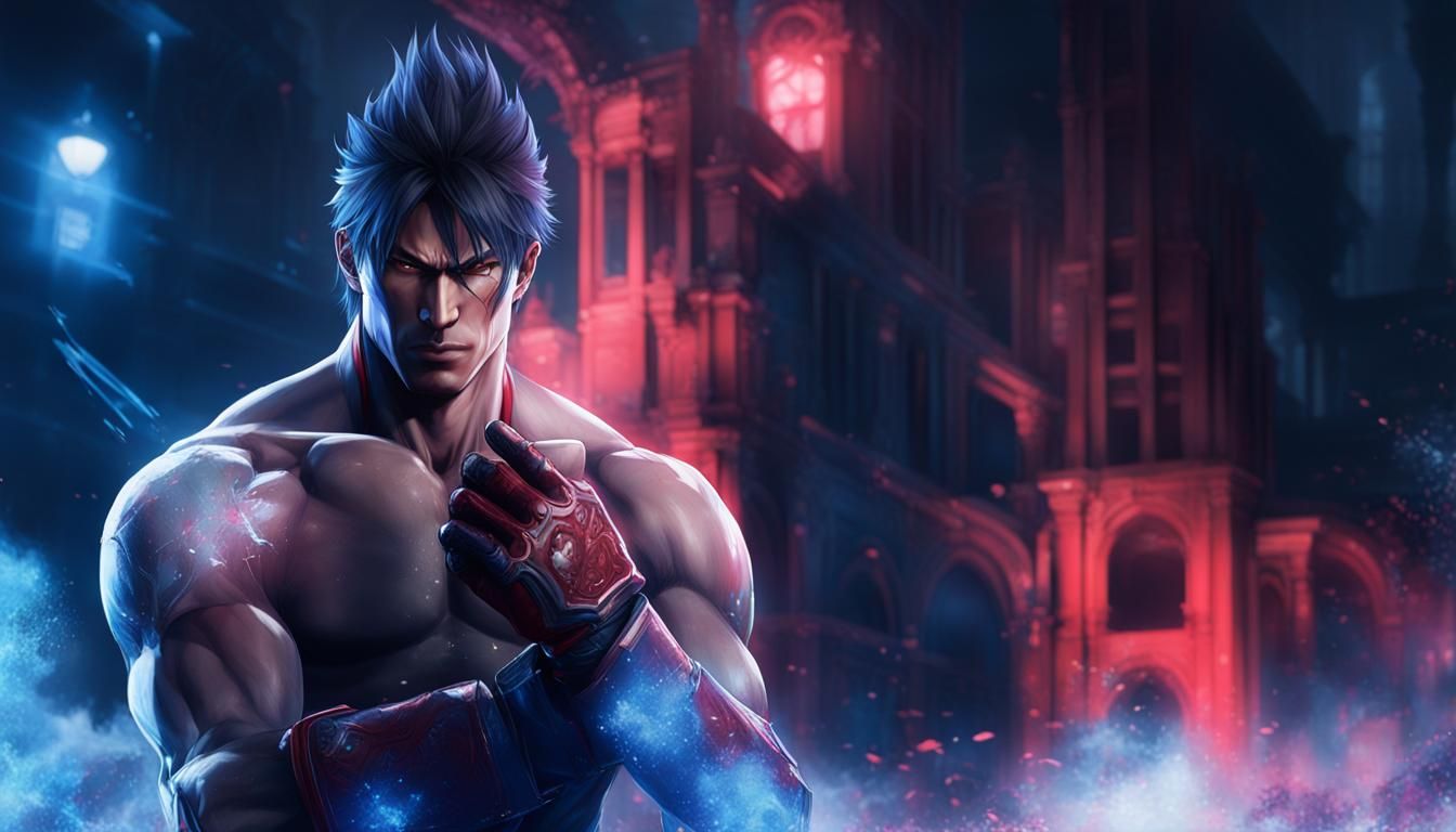 Jin Kazama Tekken Concept Art in 8K