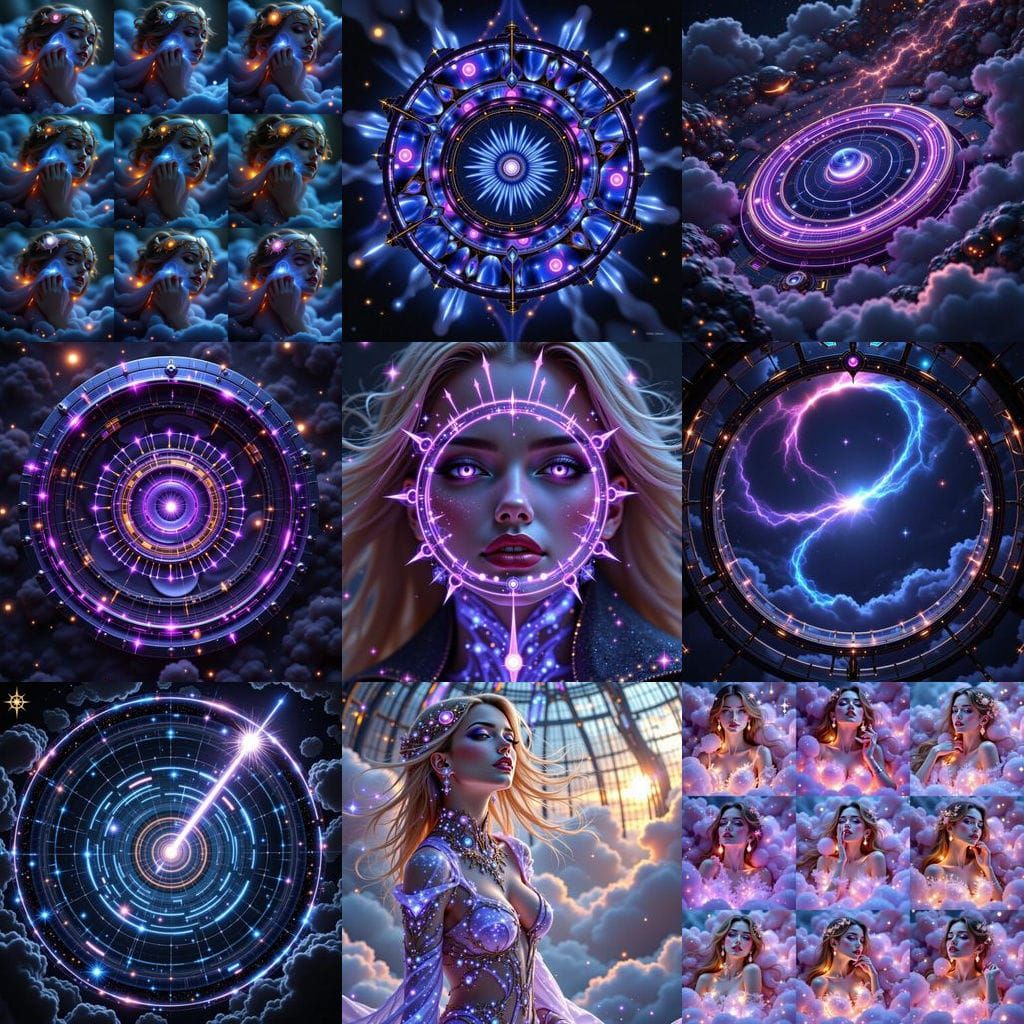 Abstract Infinity Symbol as AI Model