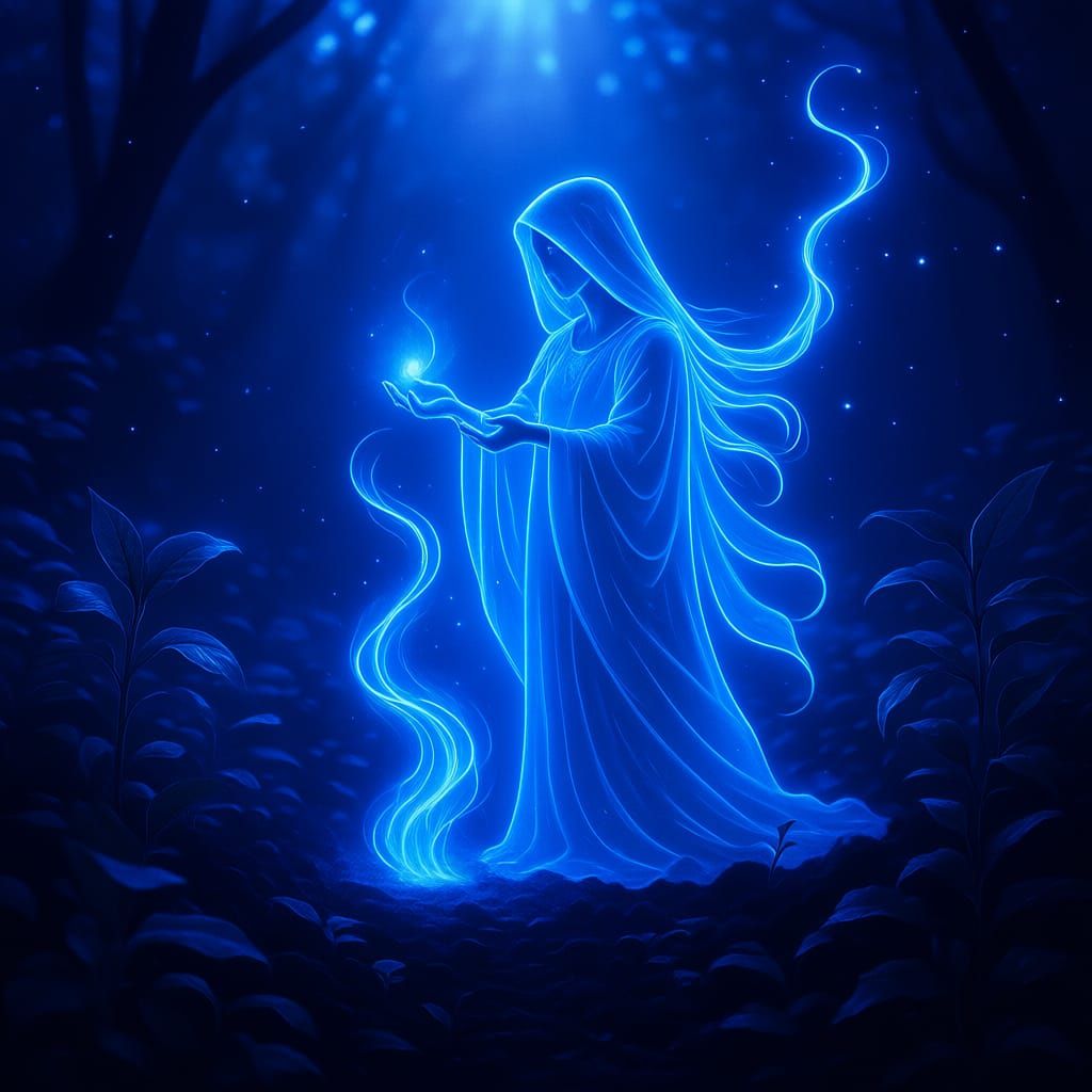 Divine Light Ignites New Vegetation Growth