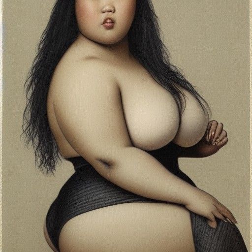 Renaissance Portrait of Voluptuous Filipina Goddess