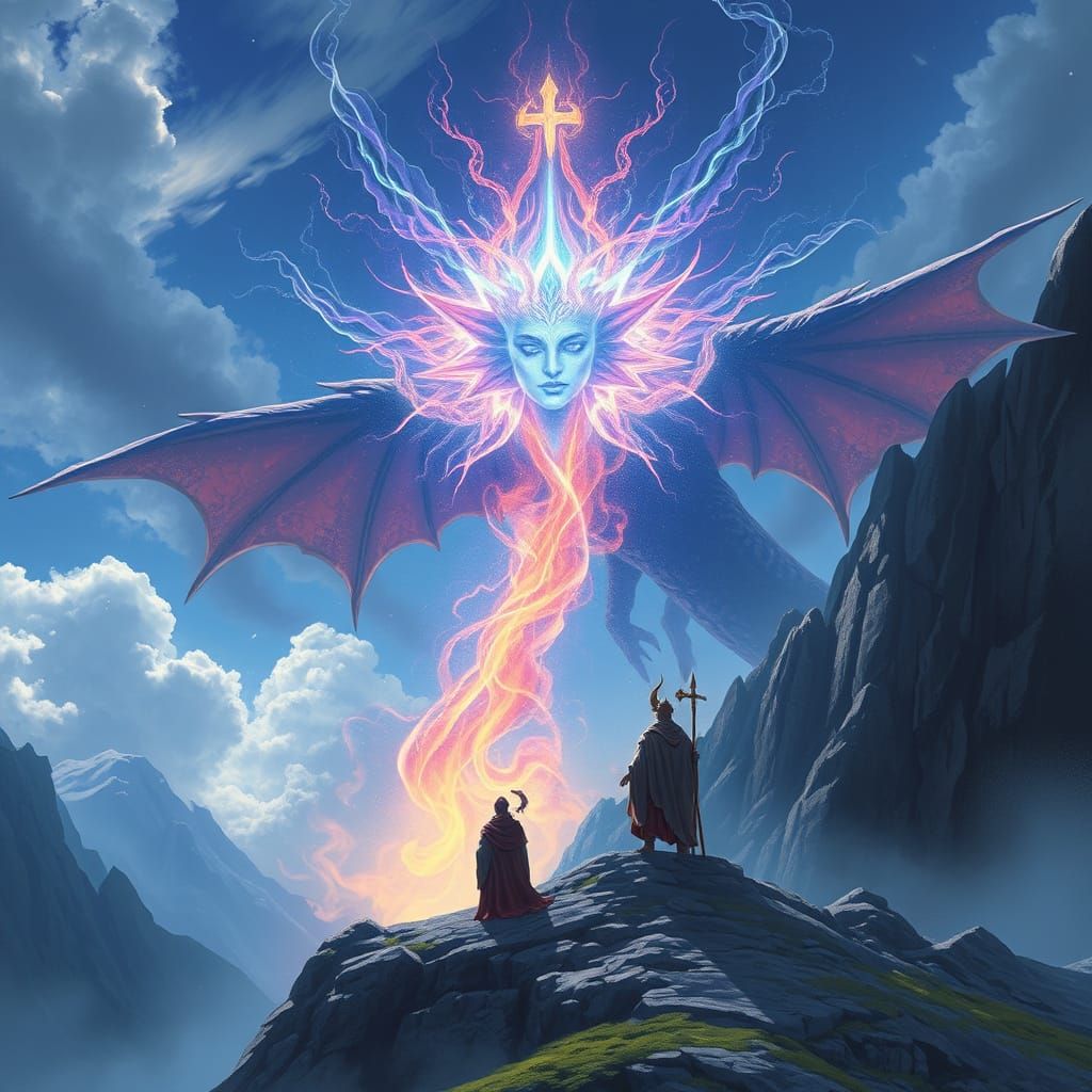 Mystical Goddess Erisha'La Manifests in Ethereal Harmony