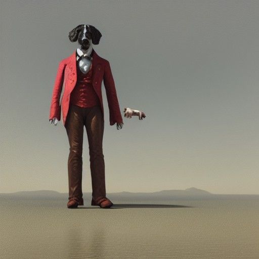 Happy Dog, Sad Clown, Floating Pig in Photorealism