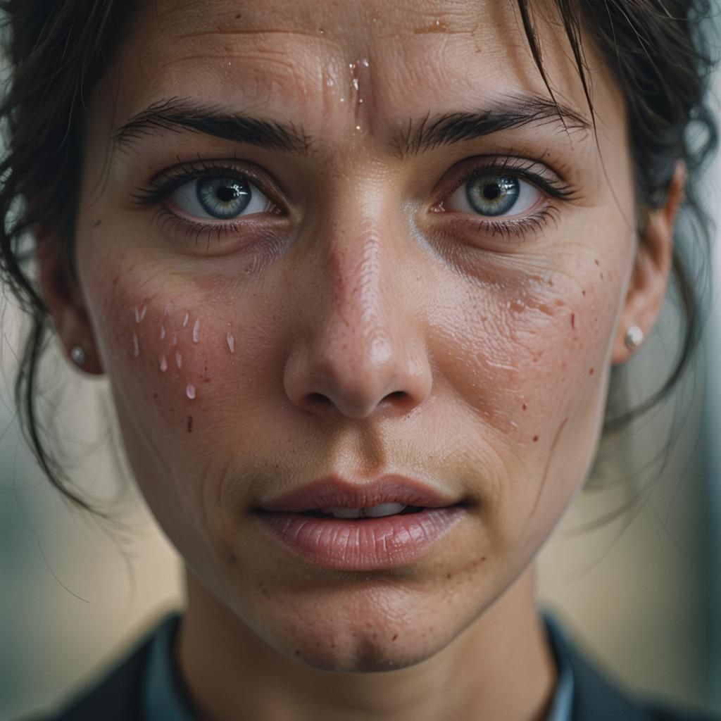Moody Office Portrait in Moody Muted Tones