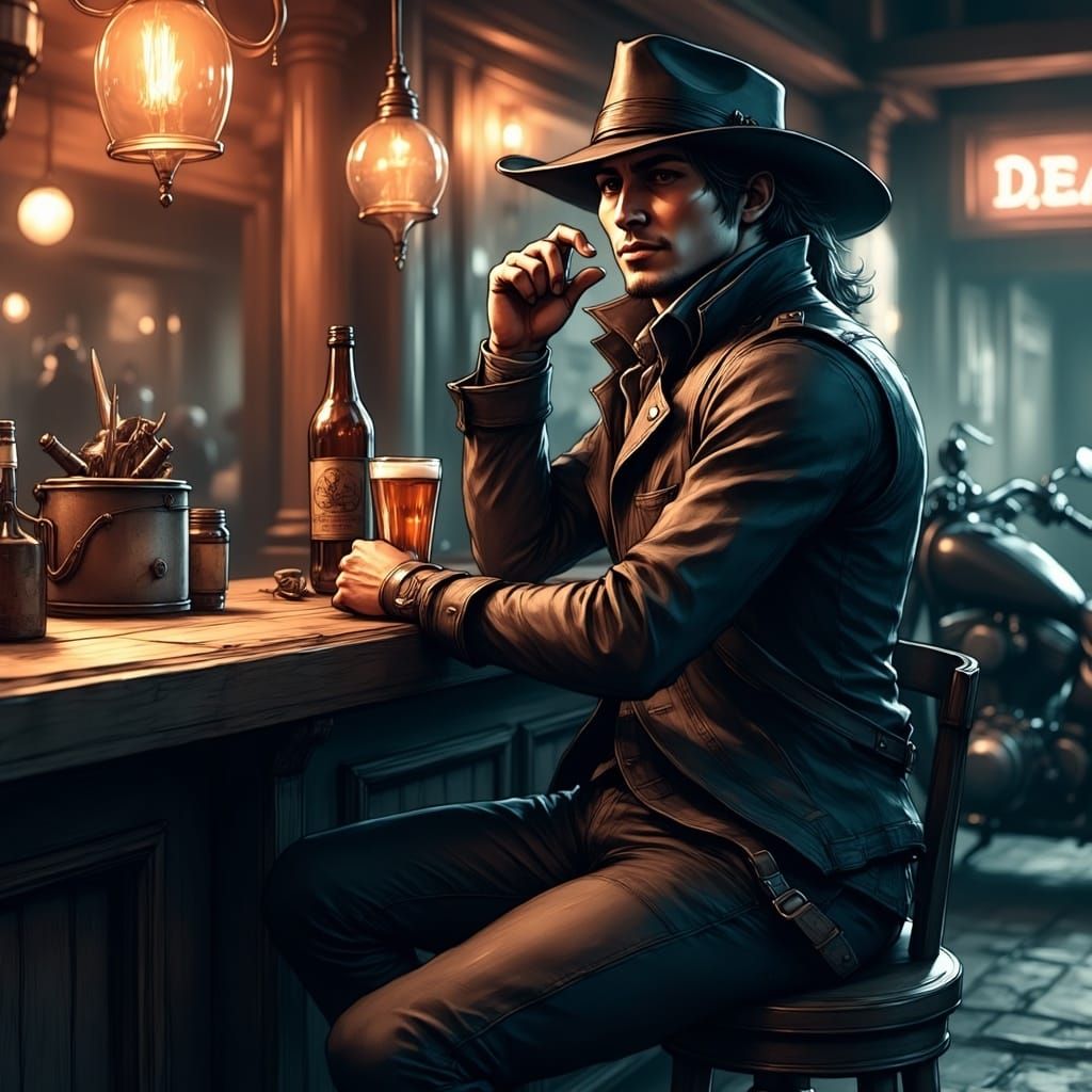 Stone Cold Steve Austin at Roadhouse Bar