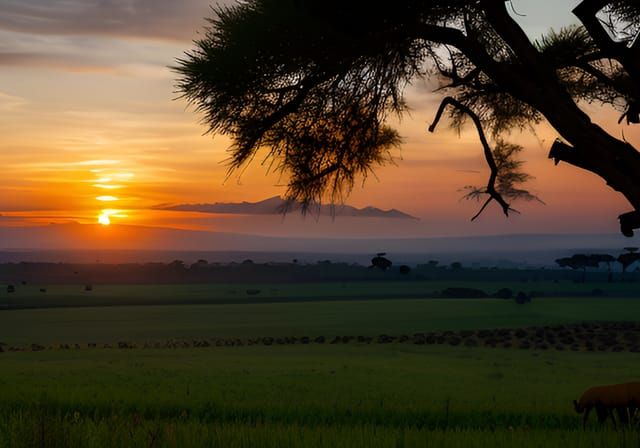 Rhythmic Soul of Africa: Abstract Colorful Art