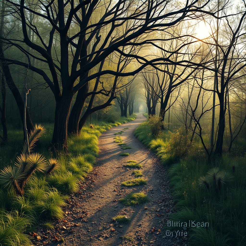 Enigmatic Forest Path to the Unknown