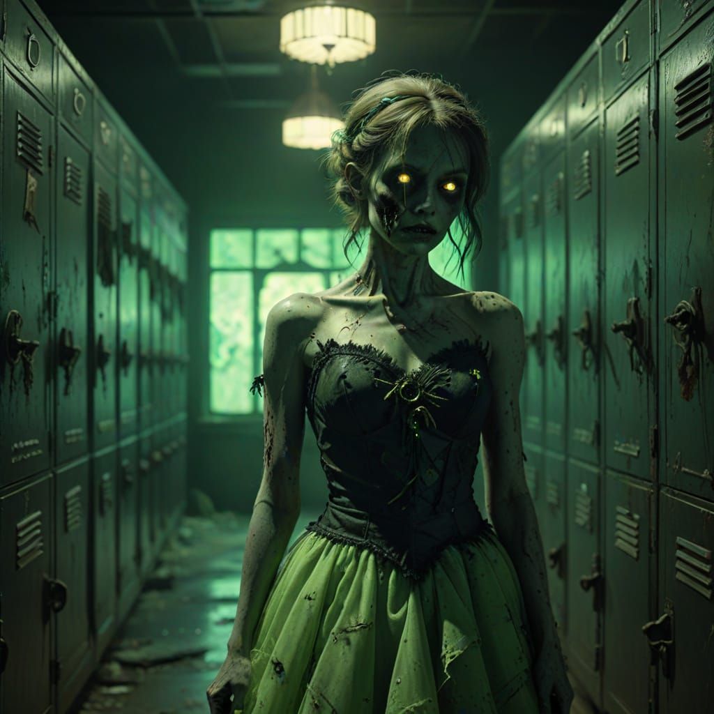 Zombie Prom Night in Macabre Gothic Style