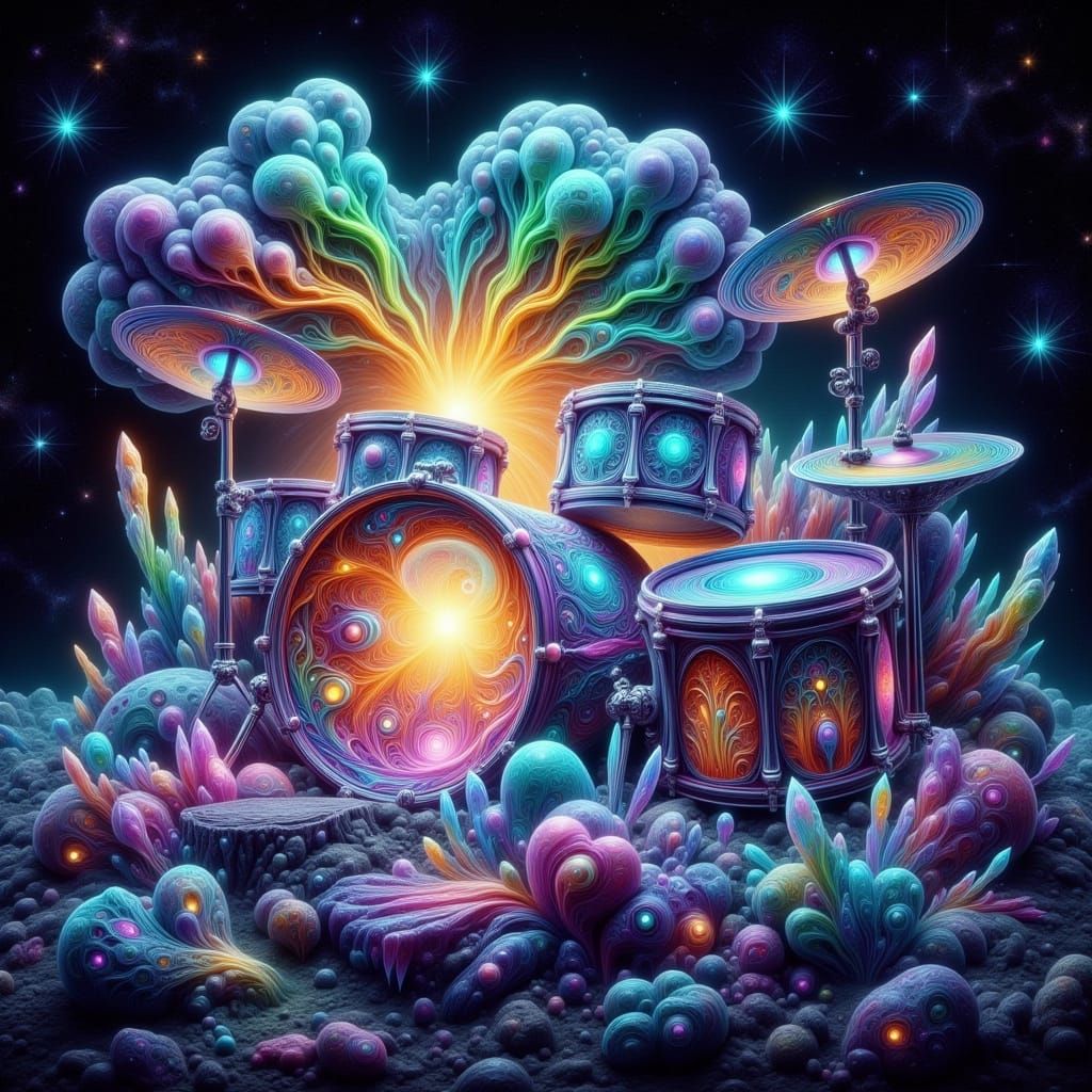 Colorful Musical Instruments - Drums