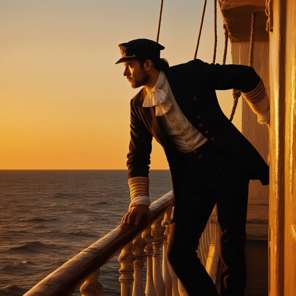 Sailor in Golden Hour: A Masterpiece of Dutch Baroque