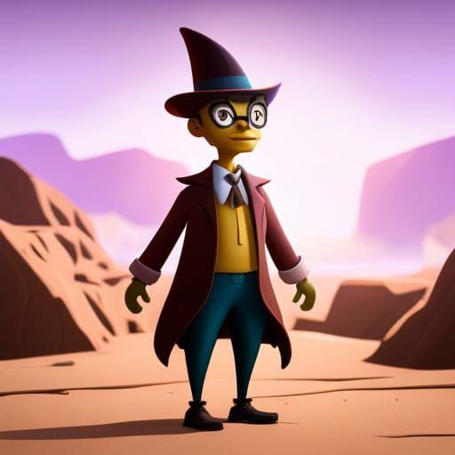 Grace the Human as Bill Cypher: Detailed Matte Painting