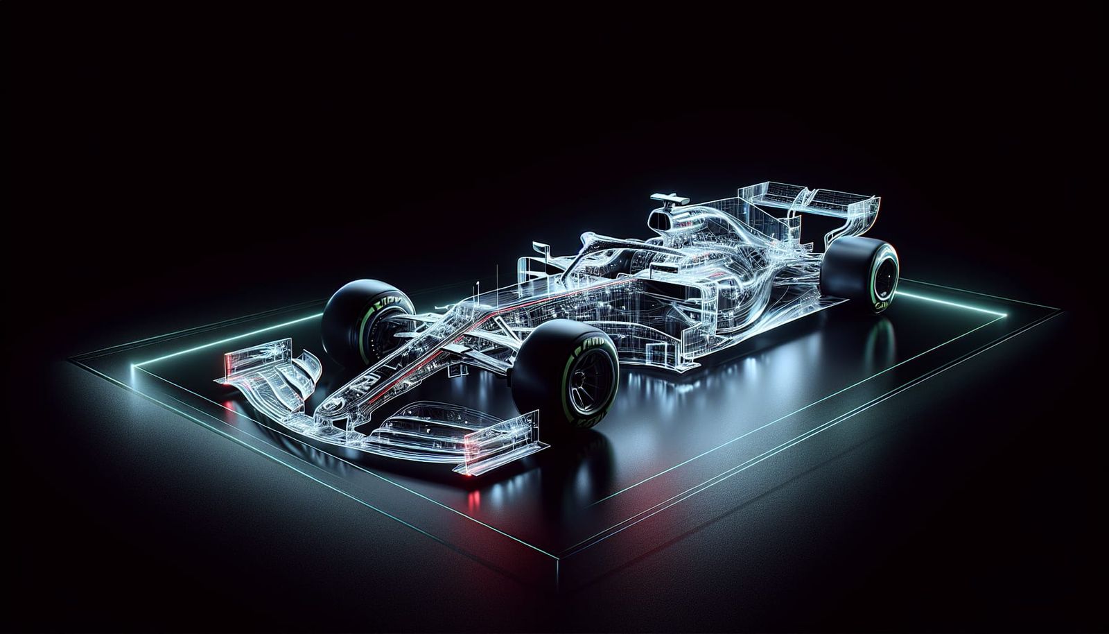 Hologram race car