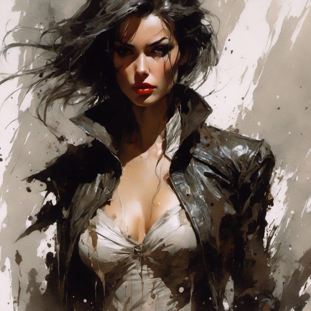 Rogue X-Men Portrait by Wadim Kashin