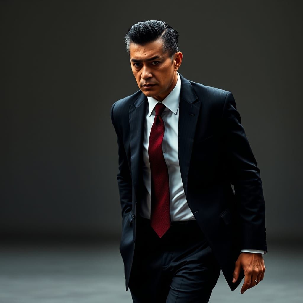 Gritty Filipino Hero in Noir Style