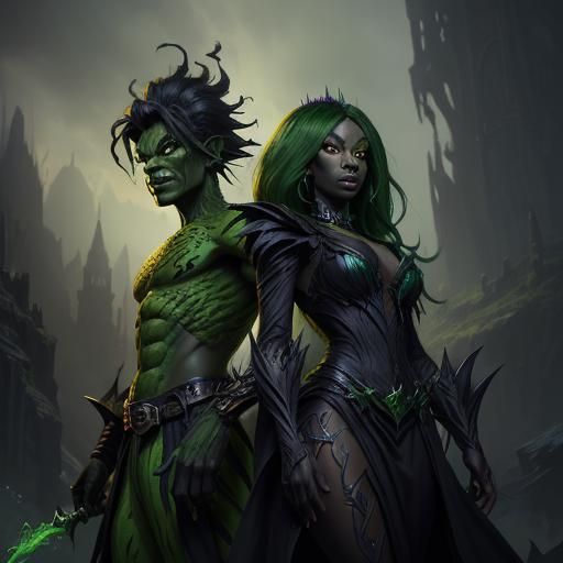 Goblin Prince and Bride: Fantasy Art in Unreal Engine