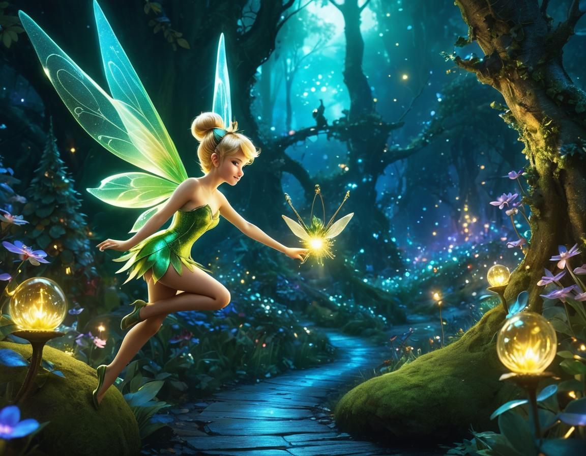 Tinkerbell with Firefly