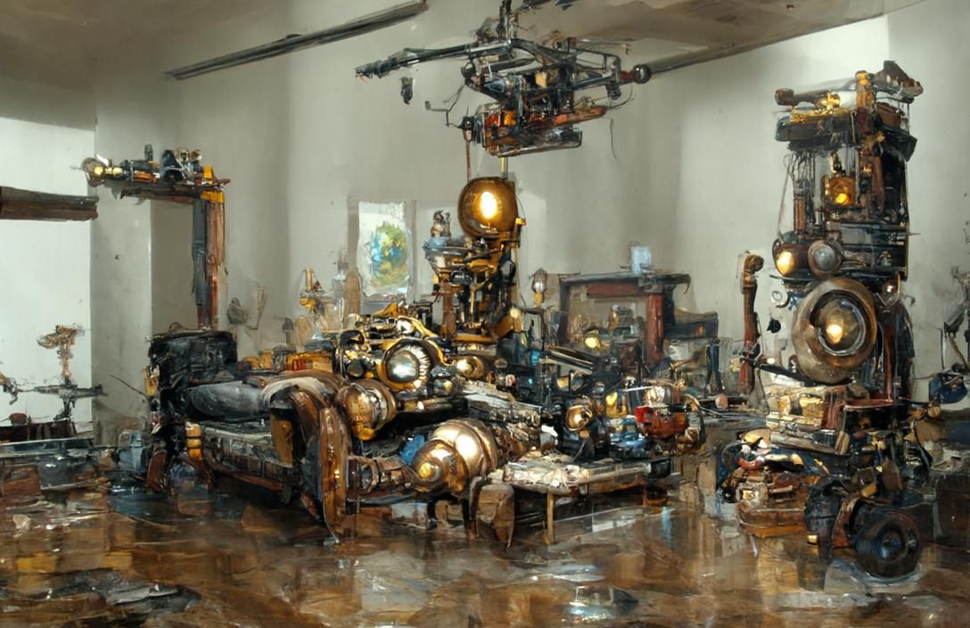 Living room (steampunk)