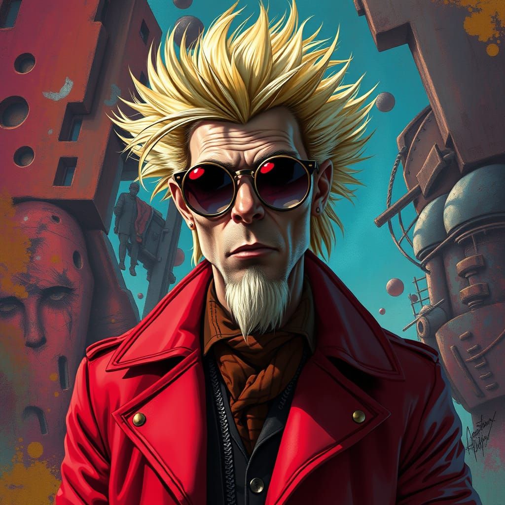 Vash the Stampede in Red Coat