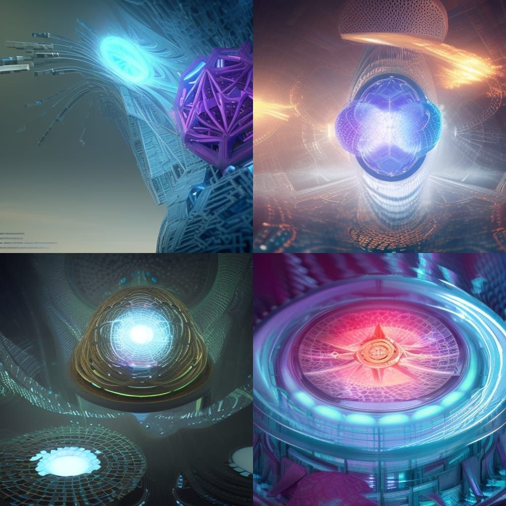 Time Travel Device Schematic with Fractal Array