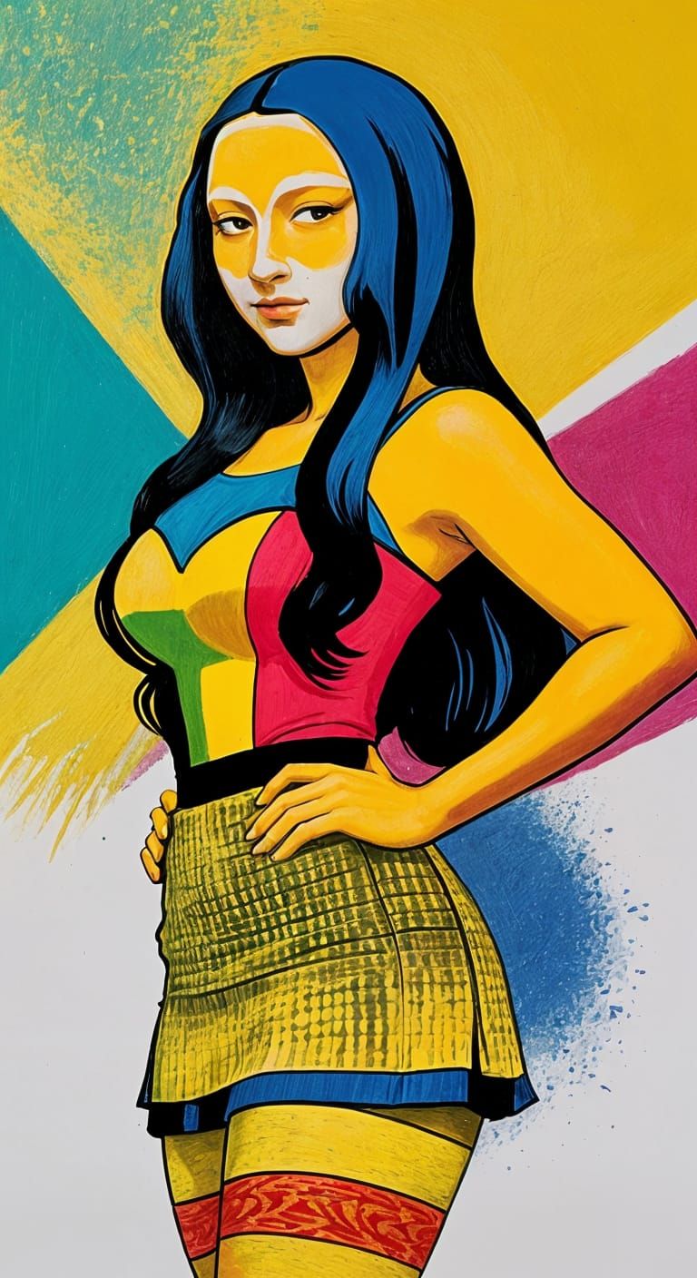 Mona Lisa in a Skirt: A Regenerated Masterpiece