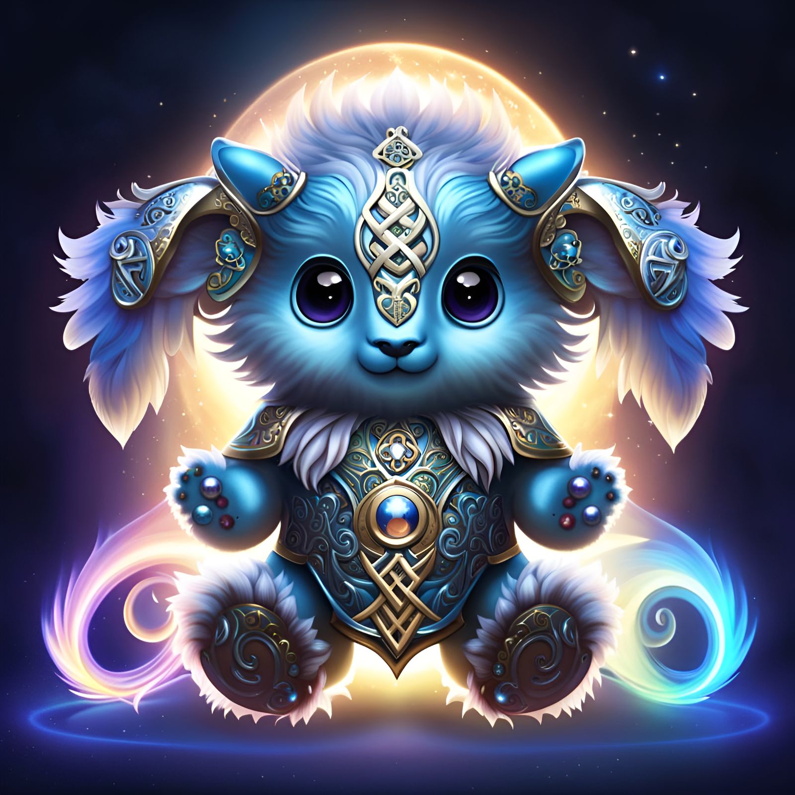 Celtic Zodiac Animals in Ornate Armor