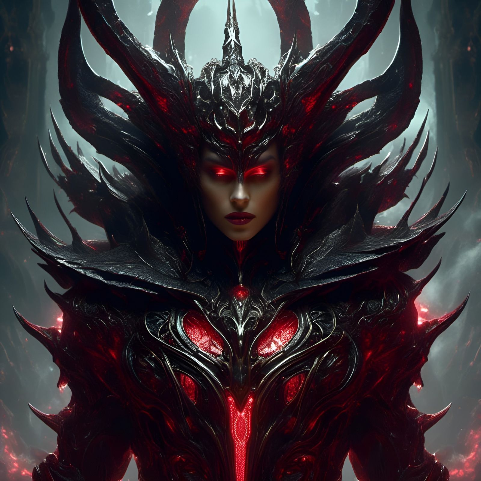 Paleontological Necromancer Portrait in Oil Paint