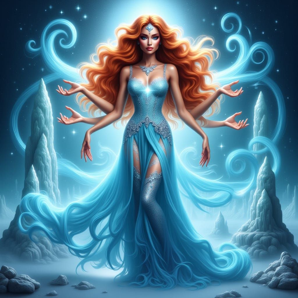 Regal Goddess of Aquatic Power