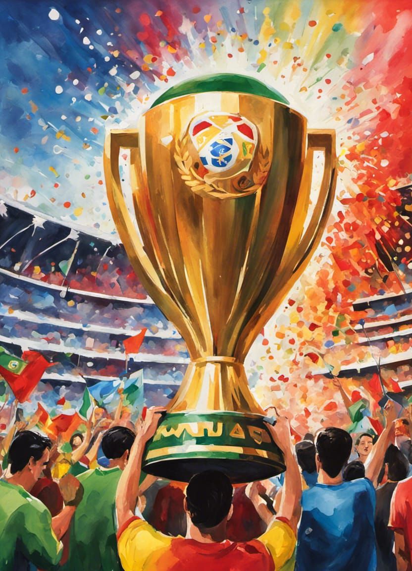 Worl cup soccer trophy