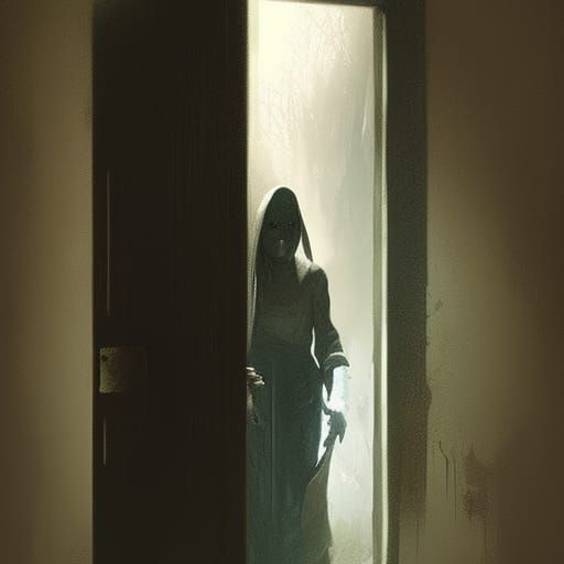 Unnerving Creature at the Doorway